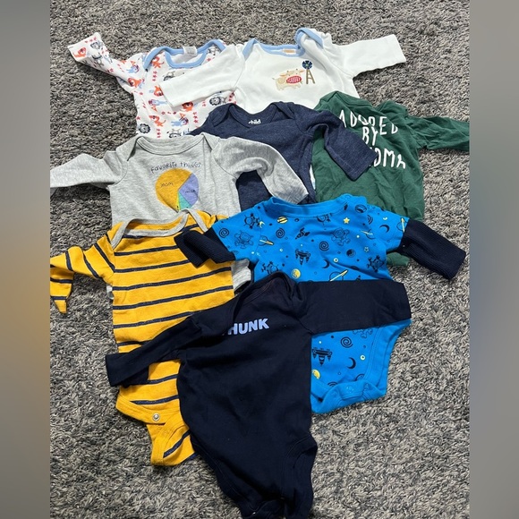 One Pieces Infant Boys Long Sleeve Onesies Poshmark